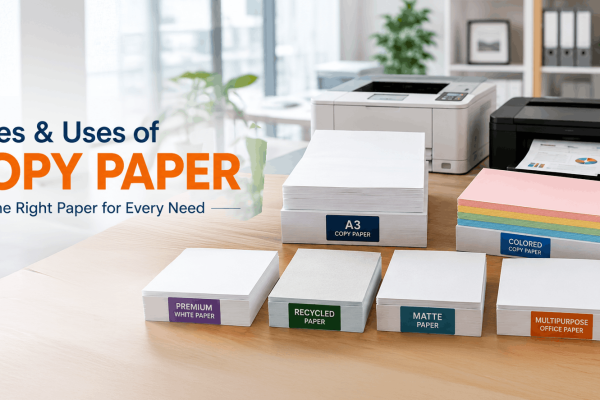 Copy paper buying guide showing different GSM paper and top office paper brands